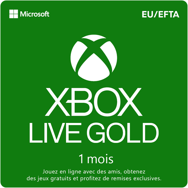 Xbox Live Gold 1 mois