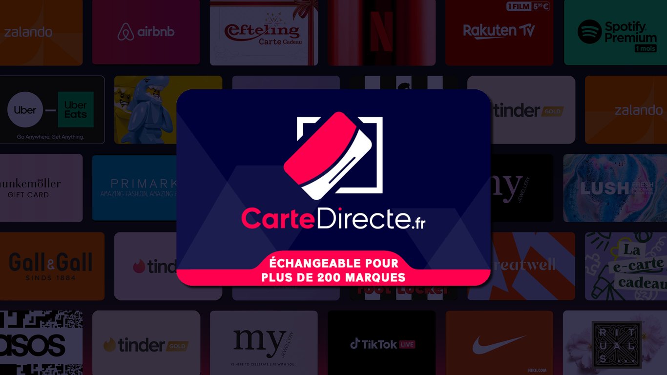 Acheter une carte cadeau multi enseigne en ligne