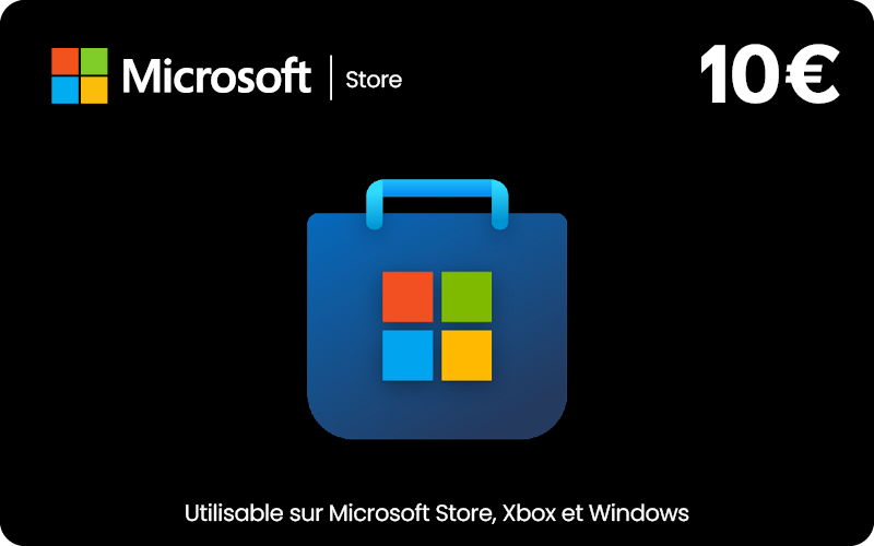Carte Microsoft 10 €