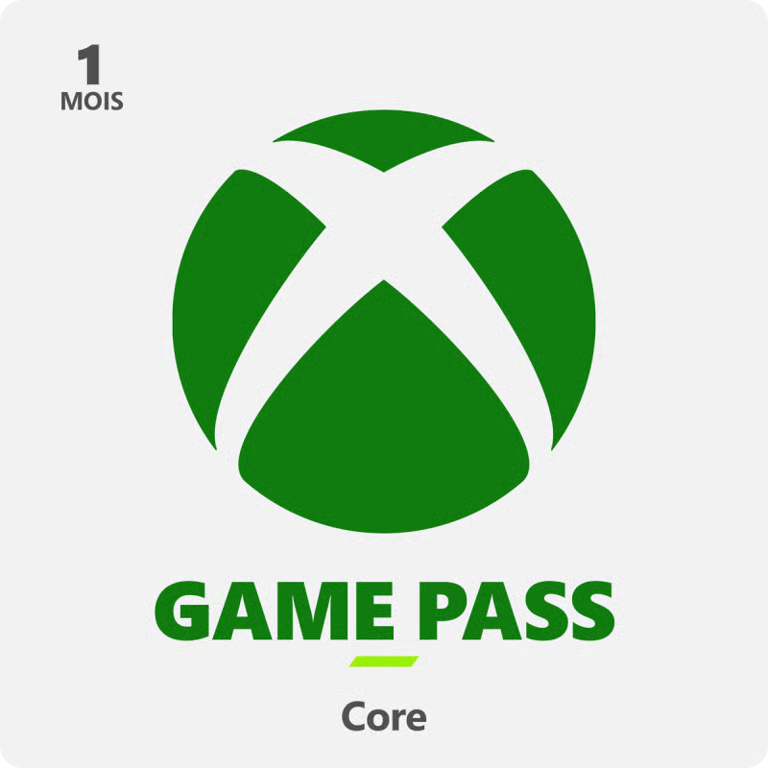Game Pass Core 1 mois