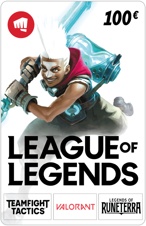 Carte League of Legends 100 €