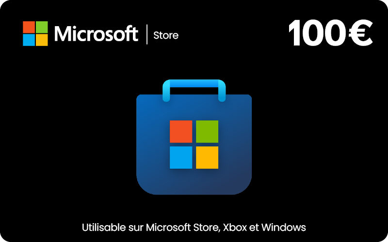 Carte Microsoft 100 €