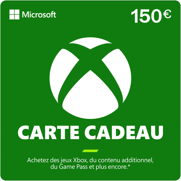 Carte XBOX 150 €