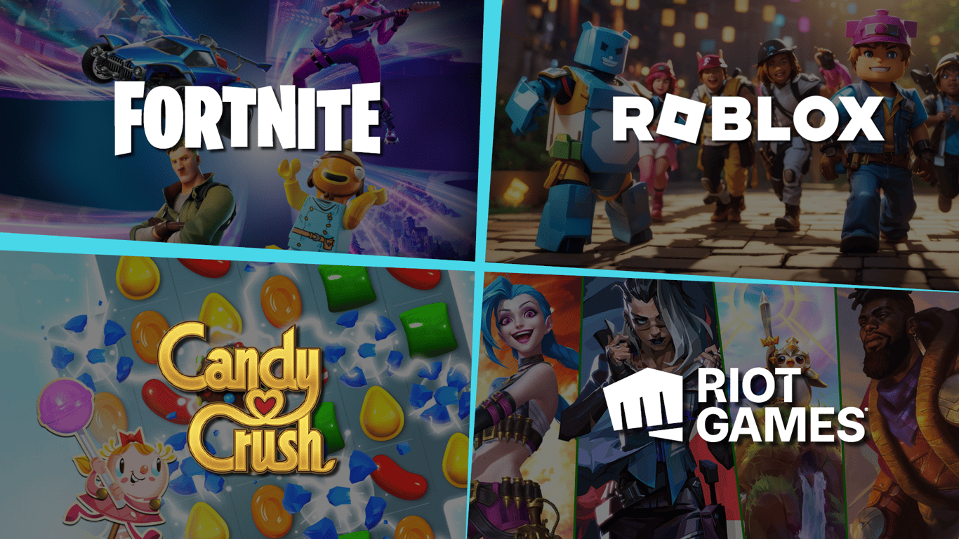 Cartes cadeaux pour gamers : Fortnite, Roblox, Valorant et plus !