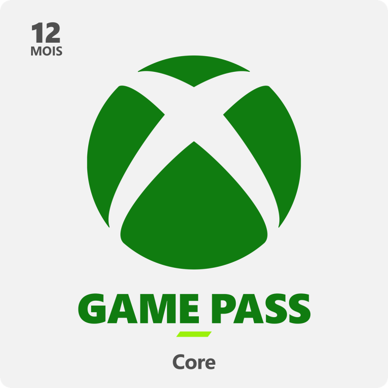 Acheter Game Pass Core 12 mois – Livraison immédiate