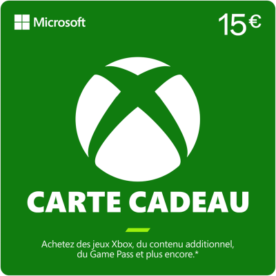 Carte Xbox 15 €