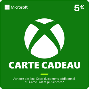 Carte Xbox 5 €