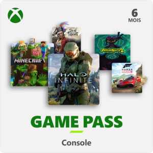 Xbox Game Pass 6 mois