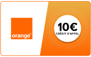 Orange Mobicarte 10 = 12 €