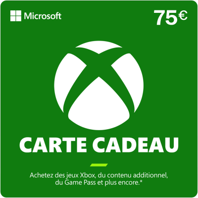 Carte Xbox 75 €