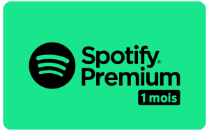 Carte Spotify Premium 1 mois