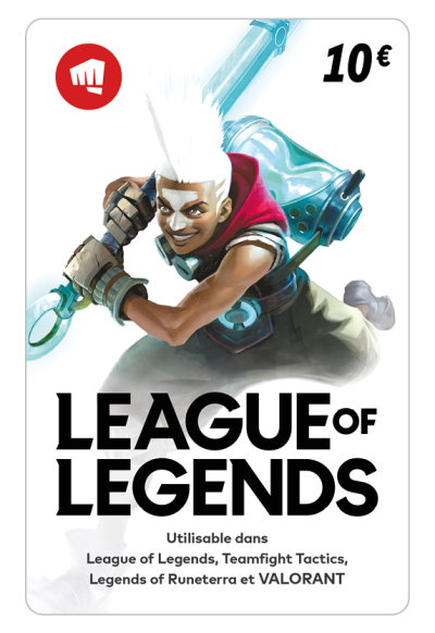 Carte League of Legends 10 €