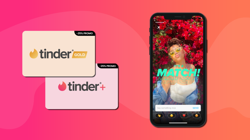 Ravivez la flamme de l’amour : 25 % de réduction sur Tinder Gold et Plus