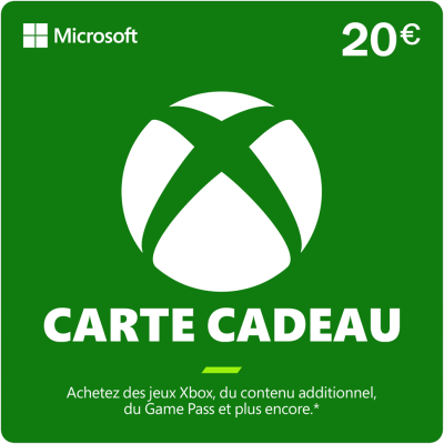 Carte Xbox 20 €