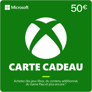 Carte Xbox 50 €