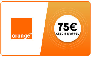 Orange Mobicarte 75 = 105 €