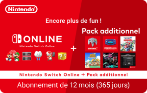 Nintendo Switch Online + Pack additionnel