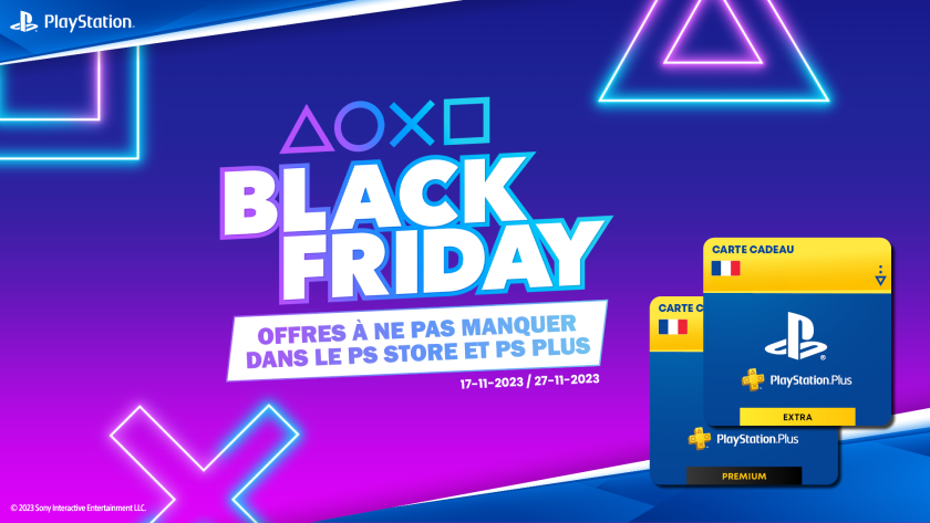 Les offres exclusives de PlayStation pendant le Black Friday 2023