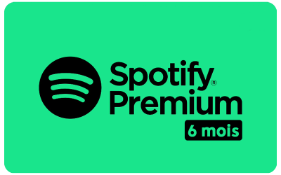 Carte Spotify Premium 6 mois