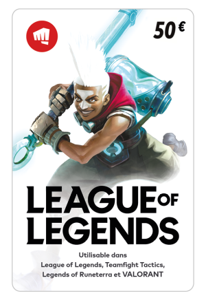 Carte League of Legends 50 €