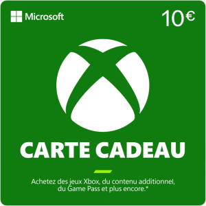 Carte Xbox 10 €