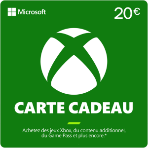 Carte Xbox 20 €