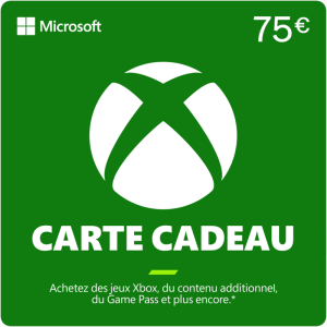 Carte Xbox 75 €