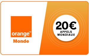 Orange monde 20 €