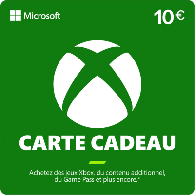 Carte Xbox 10 €